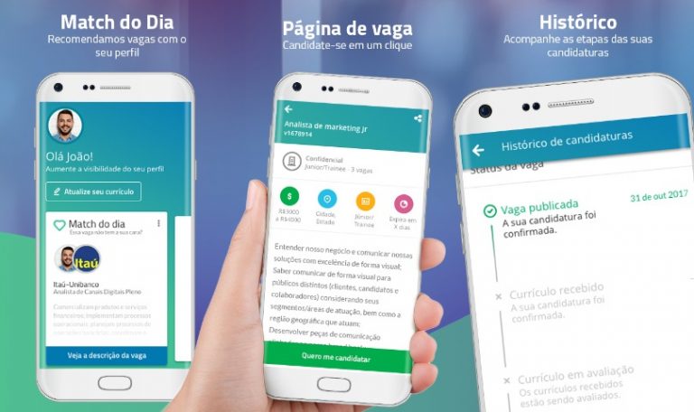 aplicativo para acompanhar vagas de emprego