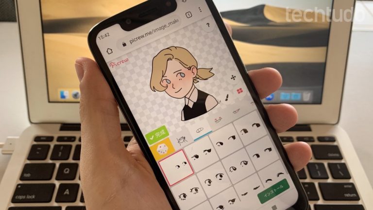 caricatura pelo Celular