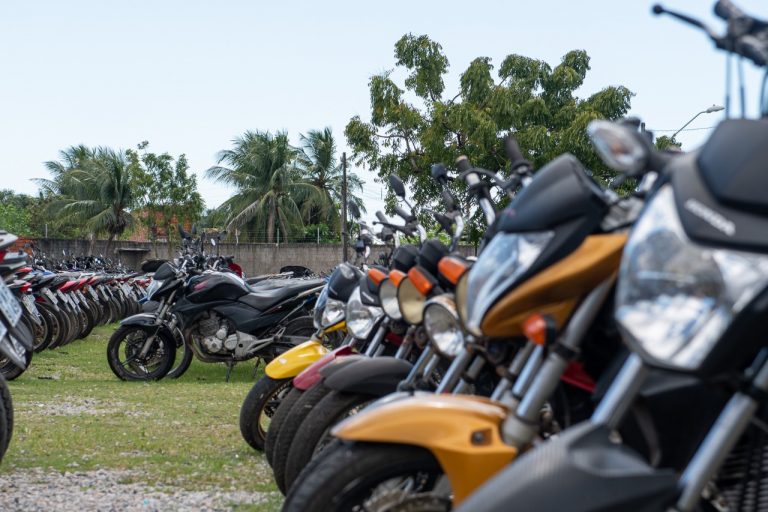 Leilão de motos Detran